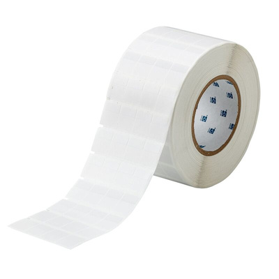 Brady R4300, R7950 White Label Roll, 19.05mm Width, 23.8mm Height, 10000Per Roll Qty