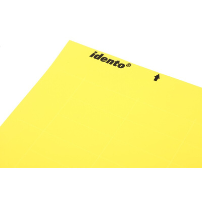 Idento Label Sheet