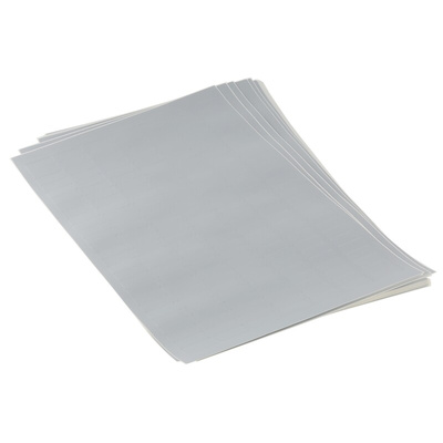 Avery Silver Adhesive Heavy duty Label Sheet, Pack of 20