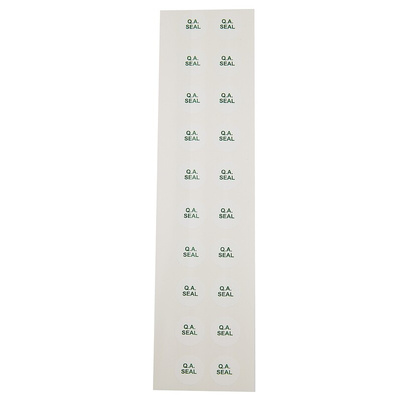 RS PRO Adhesive Pre-Printed Adhesive Label-QA Seal-. Quantity: 200