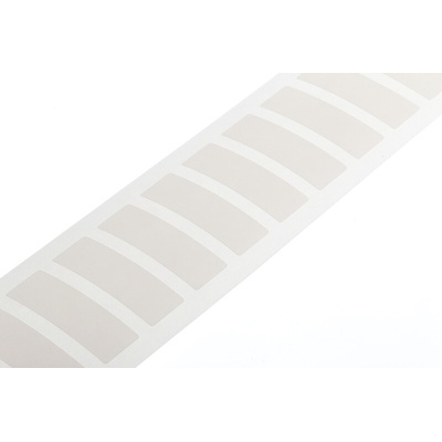 RS PRO White Adhesive Anti Tamper Label Sheet, Pack of 200