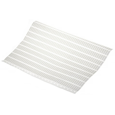 Brady White Adhesive Printer Label Sheet, Pack of 500