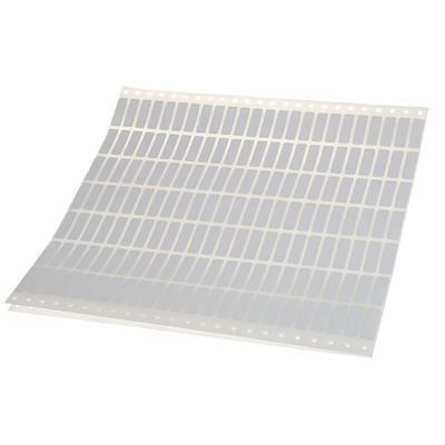 Brady White Adhesive Printer Label Sheet, Pack of 500