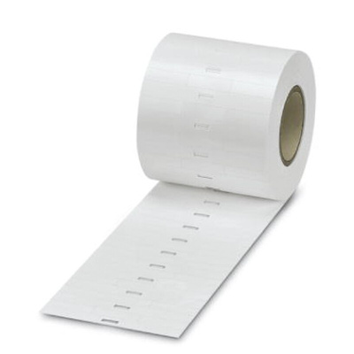 Phoenix Contact EMT (29X8)R White Cable Labels, 29mm Width, 8mm Height, 5400 Qty