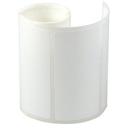 HellermannTyton White Label Roll, 50.8mm Width, 25.4mm Height, 2000Per Roll Qty