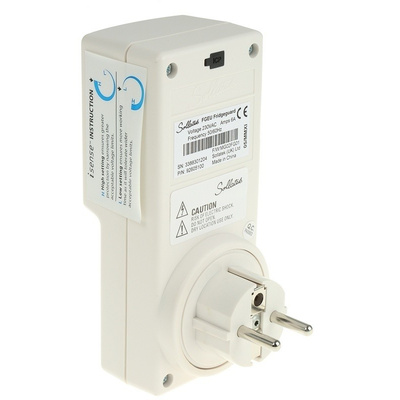 Sollatek Voltage Switcher 230V ac 6A Under Voltage, 1380VA Euro Plug, Plug in