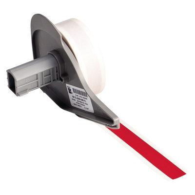 Brady B-595 Vinyl Red Cable Labels, 12.7mm Width, 1 Qty