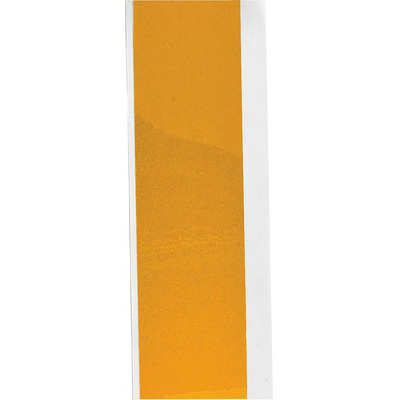 Brady B-595 Vinyl Yellow Cable Labels, 12.7mm Width, 1 Qty