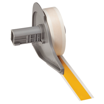 Brady B-595 Vinyl Yellow Cable Labels, 12.7mm Width, 1 Qty