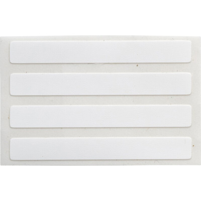 Brady B-423 Polyester White Label Roll, 50.8mm Width, 6.35mm Height