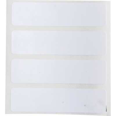 Brady B-473 Static Dissipative Polyester White Label Roll, 31.75mm Width, 6.35mm Height