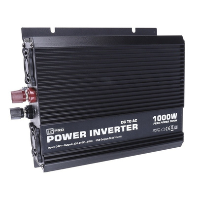 1000W Fixed Installation DC-AC Power Inverter, 24V dc / 230V ac
