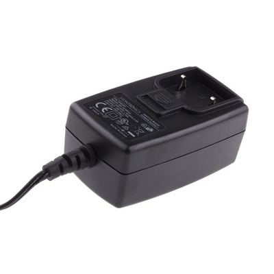 RS PRO, 18W Plug In Power Supply 24V dc, 750mA, Level VI Efficiency, 1 Output Power Supply, European, Interchangeable