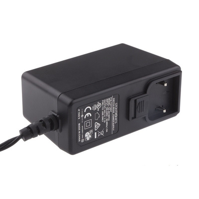 RS PRO, 40W Plug In Power Supply 24V dc, 1.7A, Level VI Efficiency, 1 Output Power Supply, European, Interchangeable