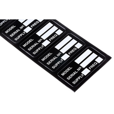 Brady Adhesive Pre-Printed Adhesive Label. Quantity: 100