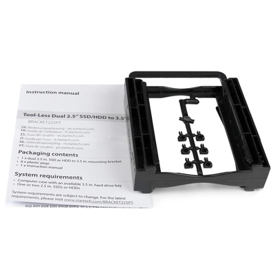StarTech.com 2 port 2.5 in Mounting Bracket