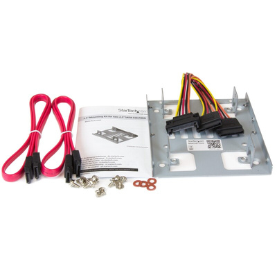 StarTech.com 2 port 2.5 in, 3.5 in SSD/HDD Mounting Bracket