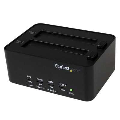 StarTech.com USB 3.0 Hard Drive Dock Duplicator for 2 Drives SATA Hard Drive