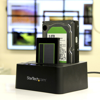 StarTech.com USB 3.1 Gen 2 Hard Drive Docking Station for 2 Drives SATA Hard Drive