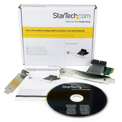 StarTech.com 4 port SATA PCIe SATA III Controller Card