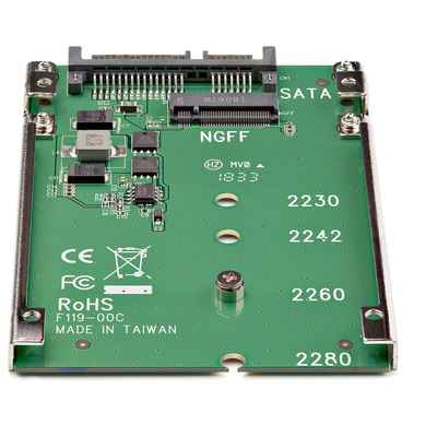 StarTech.com port 2.5 in M.2 SSD to 2.5in SATA Adapter