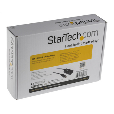 StarTech.com port 2.5 in, 3.5 in USB to IDE SATA Adapter
