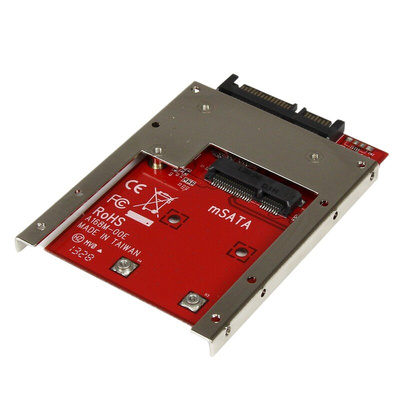 StarTech.com port mSATA mSATA SSD to 2.5 SATA Adapter