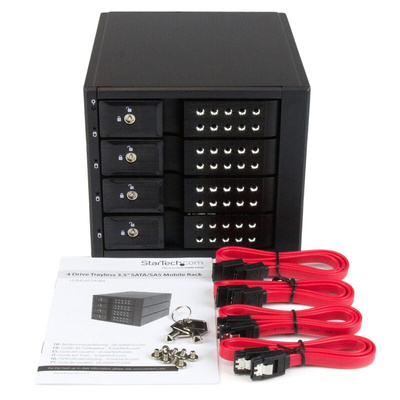 StarTech.com 4 port 3.5 in Mobile Rack Backplane
