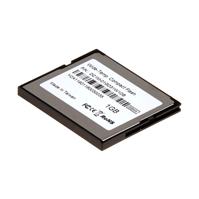 InnoDisk iCF4000 CompactFlash Industrial 1 GB Compact Flash Card