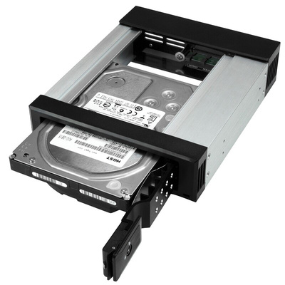 StarTech.com 5.25 to 3.5 in, SAS, SATA Hard Drive Hot Swap Bay