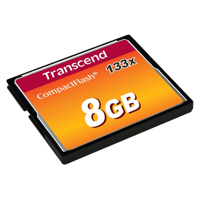 Transcend CF133 CompactFlash 8 GB MLC Compact Flash Card