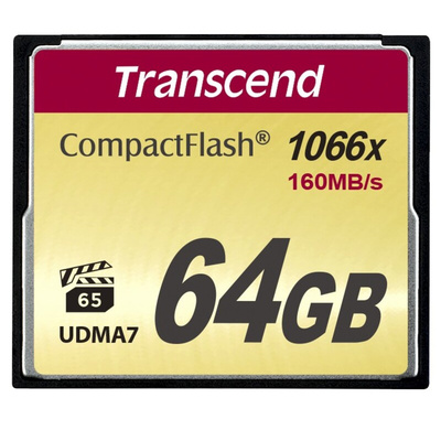 Transcend CompactFlash 64 GB MLC Compact Flash Card