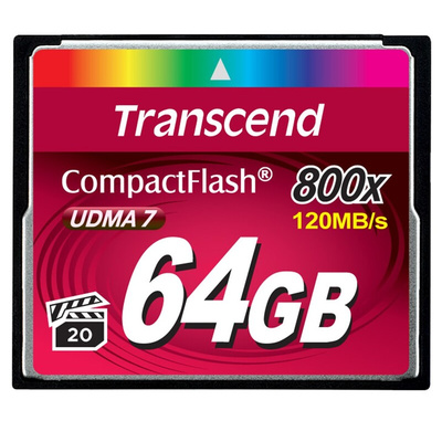 Transcend CompactFlash 64 GB MLC Compact Flash Card