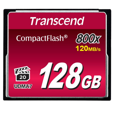 Transcend CompactFlash 128 GB MLC Compact Flash Card