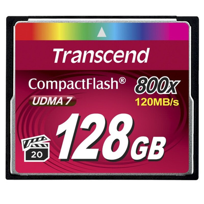 Transcend CompactFlash 128 GB MLC Compact Flash Card