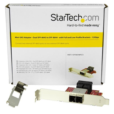 StarTech.com 2 port Mini-SAS Adapter