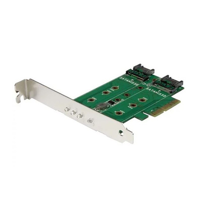 StarTech.com 3 port 1 x M2 M-key, 2 x M2 B-key M.2 Adapter