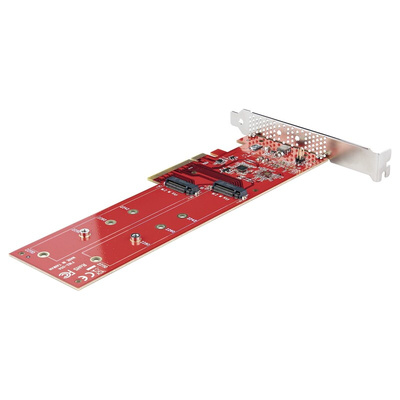 StarTech.com 2 port M2 M-key M2 PCIe SSD Adapter