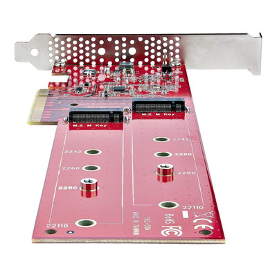 StarTech.com 2 port M2 M-key M2 PCIe SSD Adapter