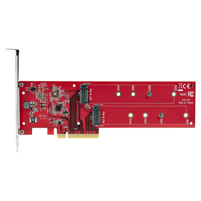 StarTech.com 2 port M2 M-key M2 PCIe SSD Adapter