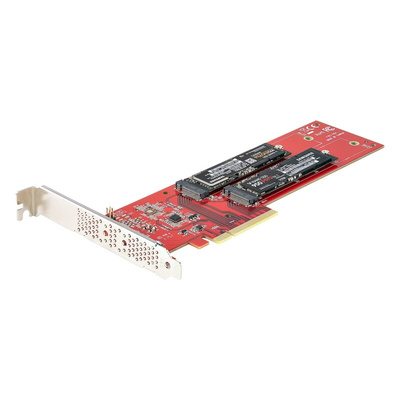 StarTech.com 2 port M2 M-key M2 PCIe SSD Adapter
