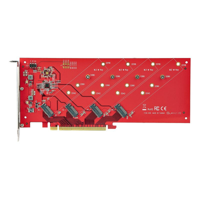 StarTech.com 4 port M2 M-key M.2 Adapter Card