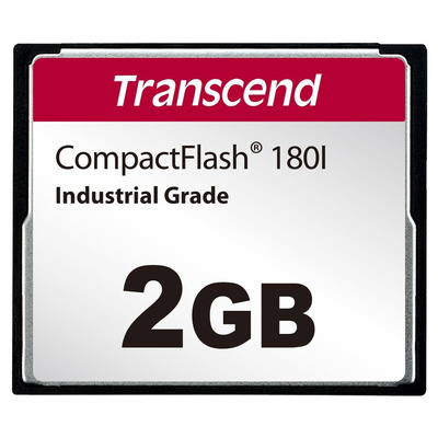 Transcend CF180I CompactFlash Industrial 2 GB SLC Compact Flash Card