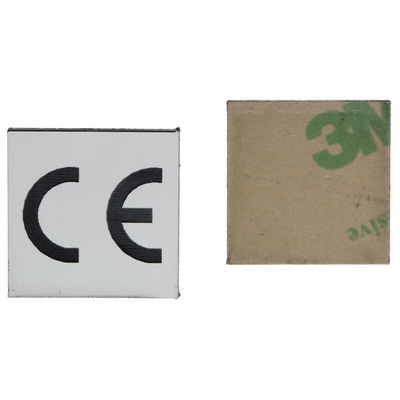 RS PRO Adhesive Pre-Printed Adhesive Label-CE-. Quantity: 50