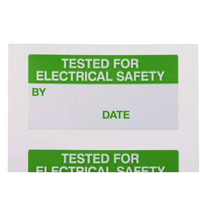 Brady Adhesive Pre-Printed Adhesive Label. Quantity: 120