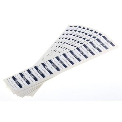 RS PRO Adhesive Pre-Printed Adhesive Label-Tested-. Quantity: 140