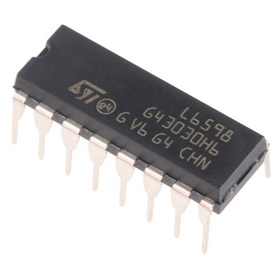 STMicroelectronics L6598, PWM Controller, 16.6 V, 400 kHz 16-Pin, PDIP