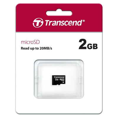 Transcend 2 GB MicroSD Micro SD Card
