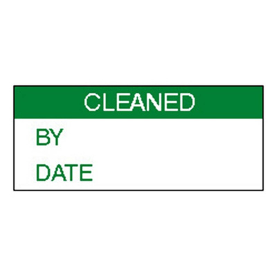 RS PRO Adhesive Pre-Printed Adhesive Label-Cleaned-. Quantity: 140