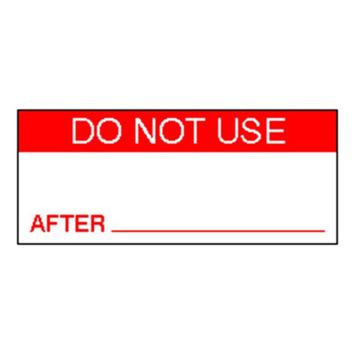 RS PRO Adhesive Pre-Printed Adhesive Label-Do Not Use-. Quantity: 140